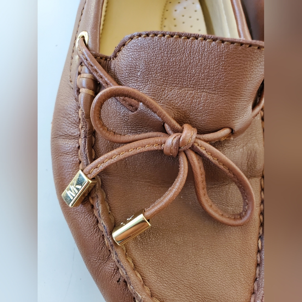 Michael Kors Daisy brown moccasin Loafers Flats Size 7 - Picture 10 of 11